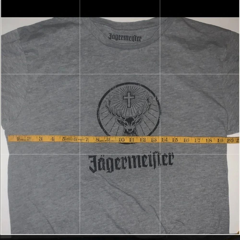 Classic Jagermeister Single-sided graphic T-shirt. Semi-distressed graphics. - Picture 4 of 4